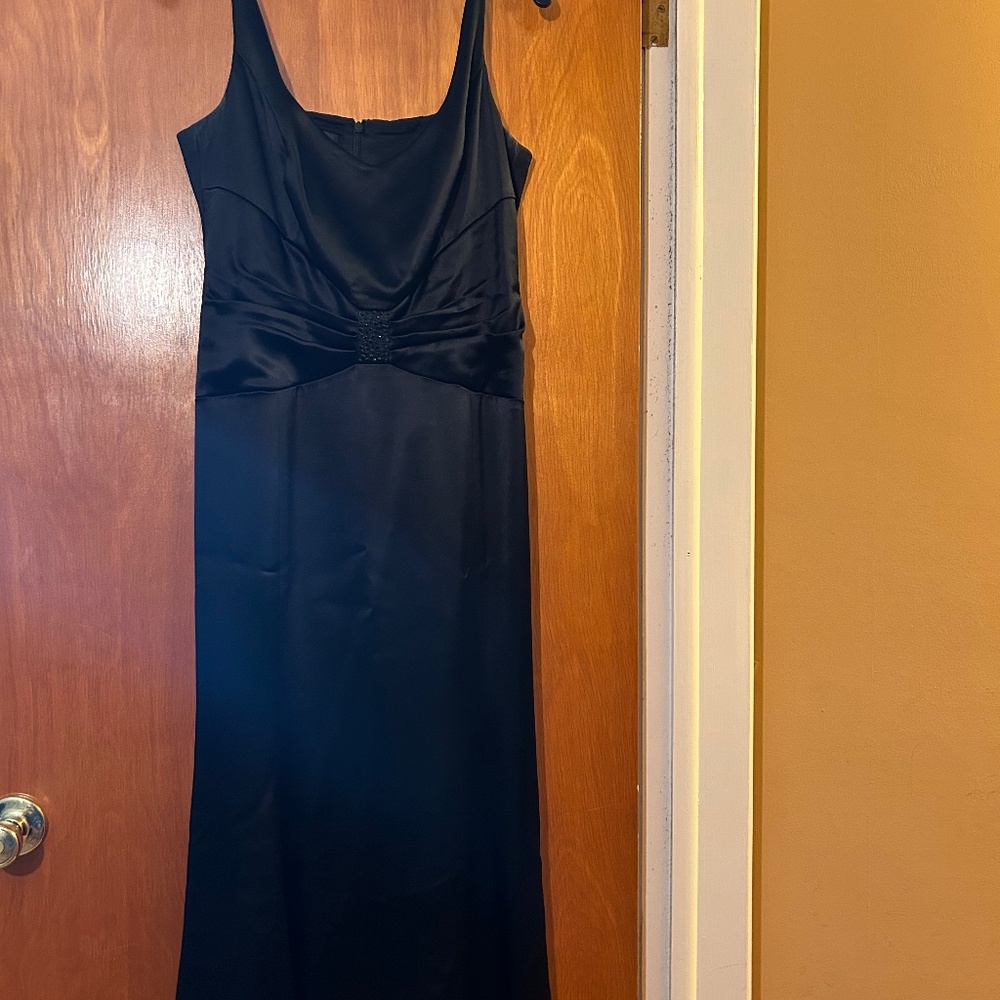 Anne Klein Black Silky Dress